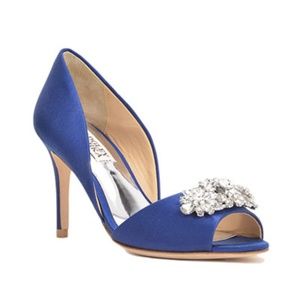 Badgley Mischka Kaden Navy NWB sz 9